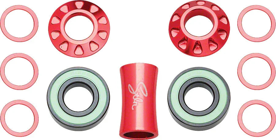 Revolver 19mm Mid Bottom Bracket Red - Bicycle Warehouse
