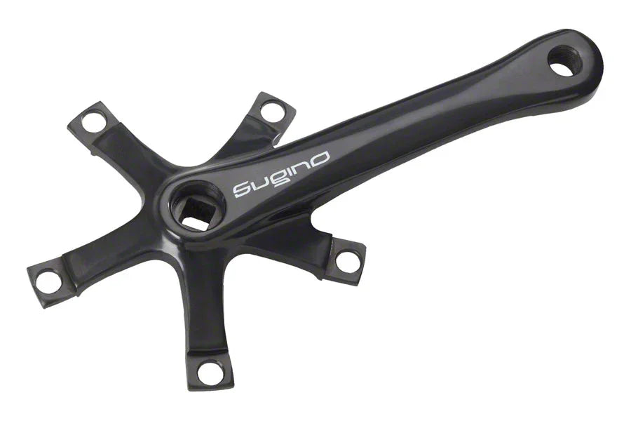 RD2 Crank Arm Set - 170mm Single Speed 130 BCD Square Taper JIS Spindle Interface BLK - Bicycle Warehouse
