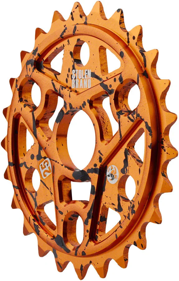 Sumo III Sprocket - 25t 6.0mm Thickness Aluminum Orange - Bicycle Warehouse