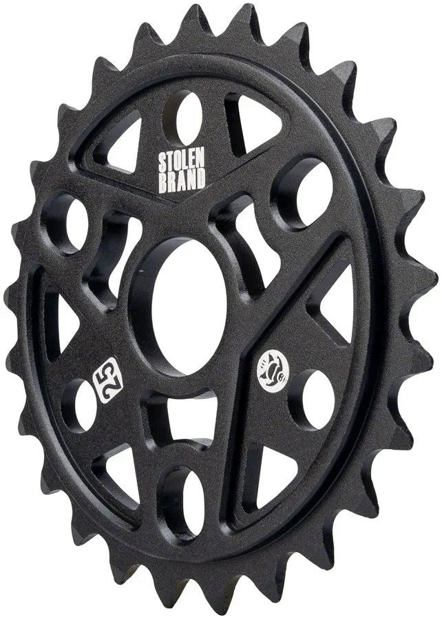 Sumo III Sprocket - 25t 6.0mm Thickness Aluminum Black - Bicycle Warehouse