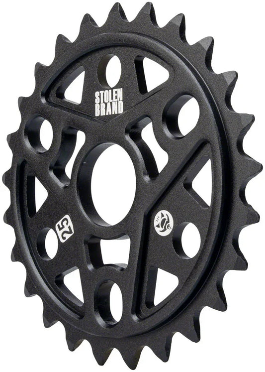 Sumo III Sprocket - 25t 6.0mm Thickness Aluminum Black - Bicycle Warehouse