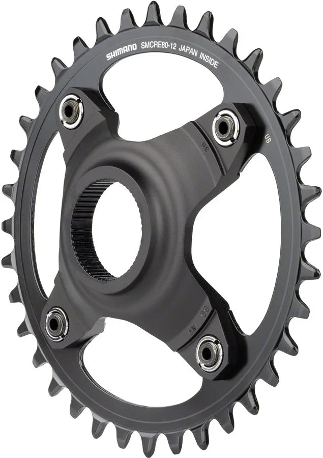 STEPS SM-CRE80-12-B Chainring - 36T Without Chainguard 55mm Chainline BLK - Bicycle Warehouse
