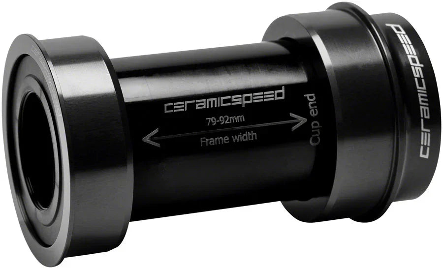 BBright Road Bottom Bracket - DUB Road Spindle Black - Bicycle Warehouse