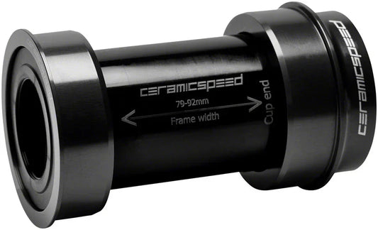 BBright Road Bottom Bracket - DUB Road Spindle Black - Bicycle Warehouse