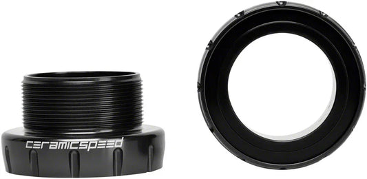 BSA Road Bottom Bracket - DUB Road Spindle Coated Races Black - Bicycle Warehouse