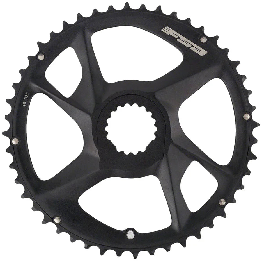Full Speed Ahead Energy Modular Direct Mount Chainring - 50t Outer Ring Direct Mount For use 34t Inner Ring BLK - Bicycle Warehouse
