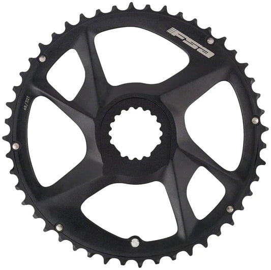Full Speed Ahead Energy Modular Direct Mount Chainring - 50t Outer Ring Direct Mount For use 34t Inner Ring BLK - Bicycle Warehouse