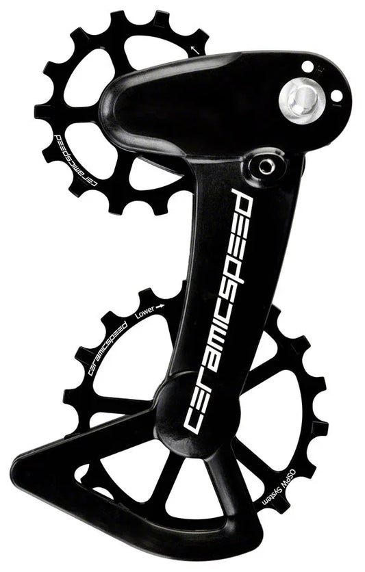 OSPW X Pulley Wheel System Shimano XT/XTR 1x12 - Alloy Pulley Carbon Cage BLK - Bicycle Warehouse