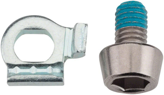 Claris RD-R2000 Rear Derailleur Cable Fixing Bolt & Plate A - Bicycle Warehouse