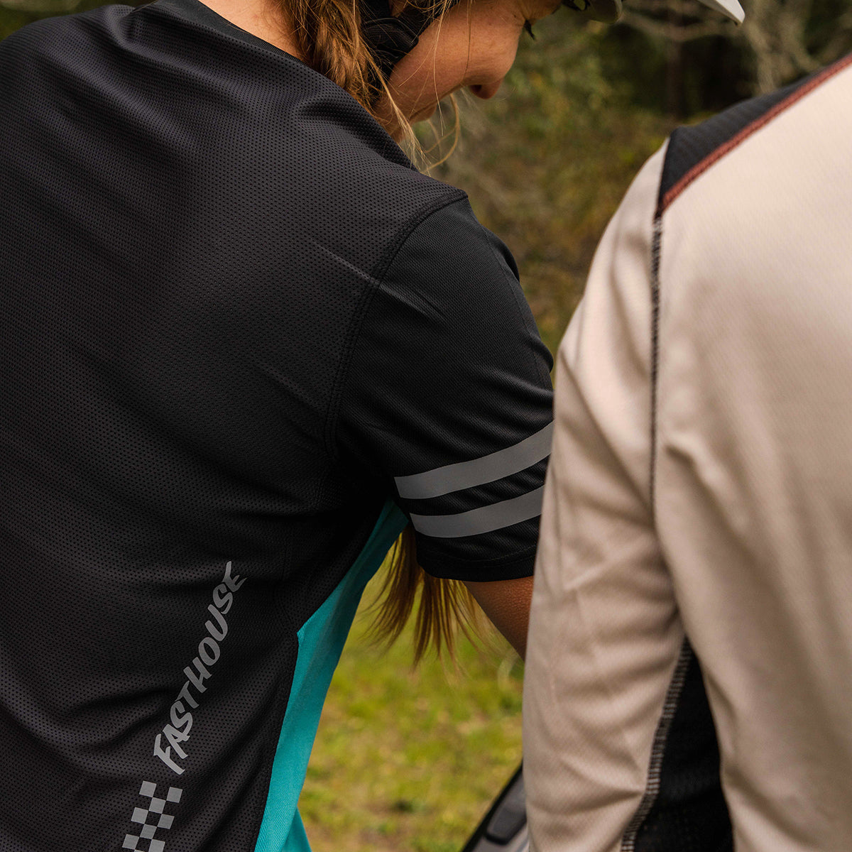 Alloy Sidewinder SS Women's Jersey - Black/Teal - Bicycle Warehouse