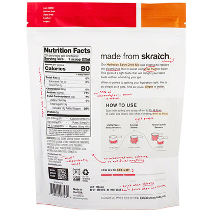 Supplement Skratch Sport Hydration Fruit Punch 3lb Bag