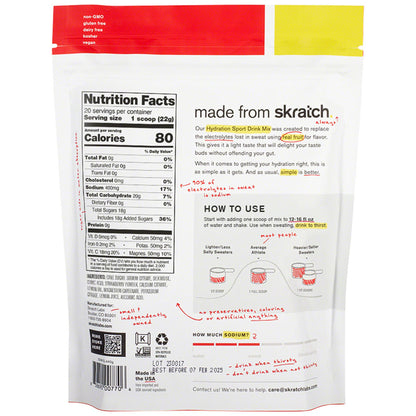 Supplement Skratch Sport Hydration Fruit Punch 3lb Bag