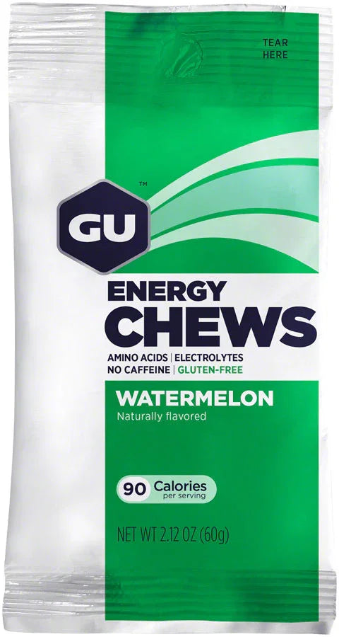 Energy Chews - Watermelon, Box of 12 Bags - Bicycle Warehouse