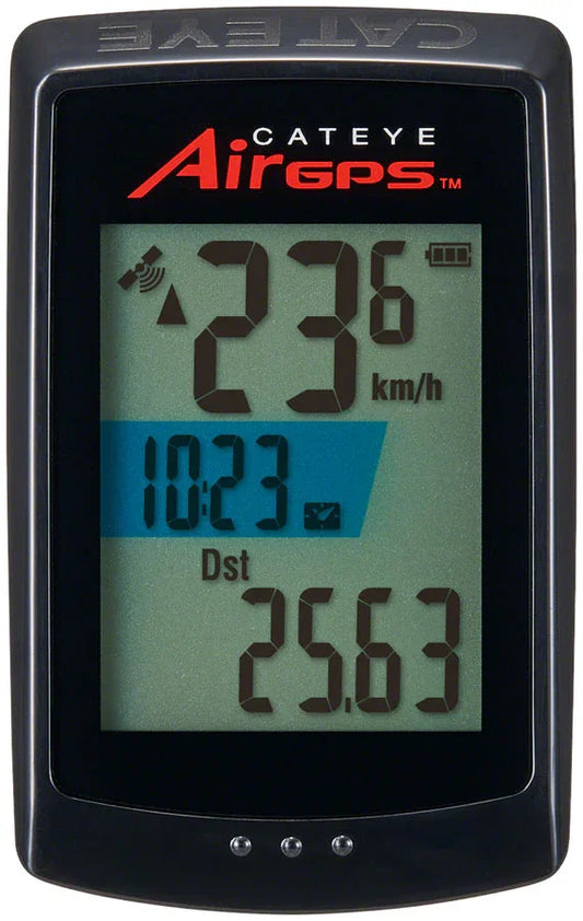 AirGPS Cycling Computer - with CDC Cadence Sensor Black - Bicycle Warehouse
