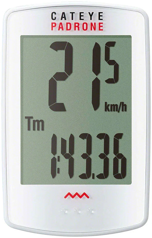 Padrone Wireless Cycling Computer - White - Bicycle Warehouse