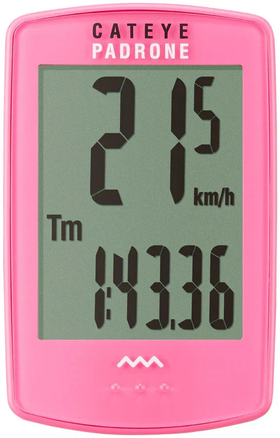 Padrone Bike Computer - Wireless Pink - Bicycle Warehouse