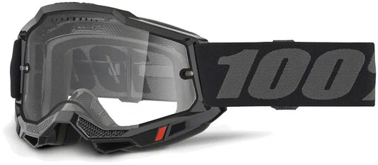 Accuri 2 Enduro MTB Goggles - Black/Clear - Bicycle Warehouse