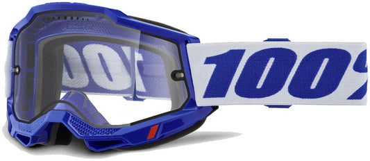 Accuri 2 Enduro MTB Goggles - Blue/Clear - Bicycle Warehouse