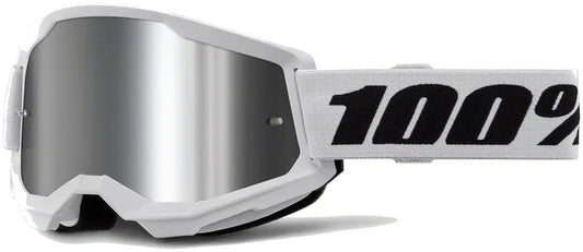 Strata 2 Goggles - White/Mirror - Bicycle Warehouse