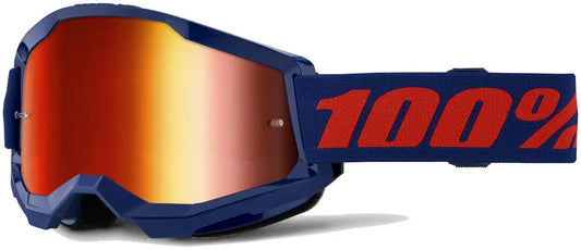 Strata 2 Goggles - Navy/Mirror Red - Bicycle Warehouse