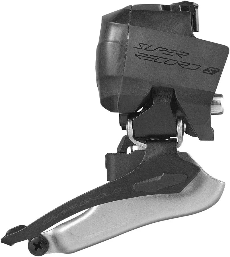 Campagnolo Super Record S Wireless Front Derailleur - 12-Speed Braze-On Battery Sold Separate BLK - Bicycle Warehouse