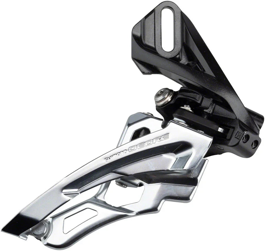Deore FD-M6000-D 10-Speed Triple Side-Swing Front-Pull Direct- Mount Front Derailleur - Bicycle Warehouse
