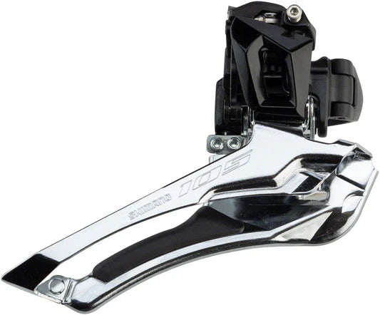 105 FD-R7000-BSML Front Derailleur - 11-Speed Double 31.8mm Clamp Band Down-Swing Front Derailleur BLK - Bicycle Warehouse