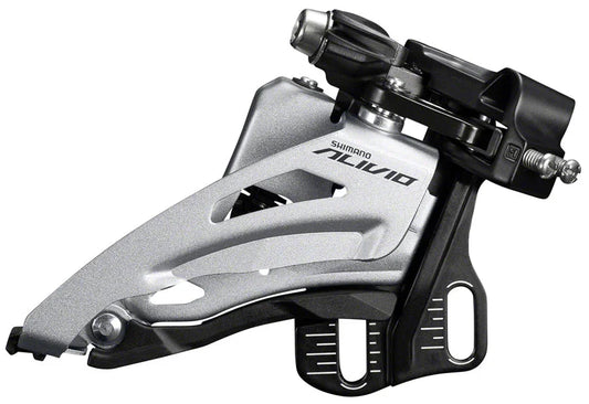 Alivio FD-M3120-E Front Derailleur - 2x9-Speed Side Swing Front Pull E-Type Mount 36t Max - Bicycle Warehouse