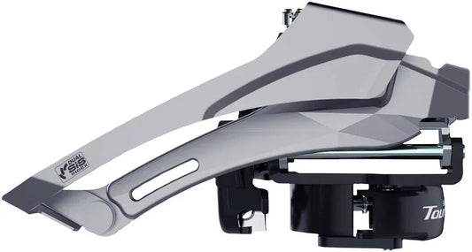 Tourney FD-TY606-L Front Derailleur - 6/7/8-Speed Double Top Swing Dual Pull 31.8/34.9mm 63-68° Chainstay Angle 16t Cap. - Bicycle Warehouse