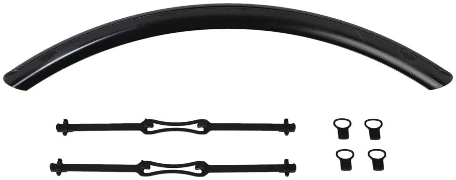 Quick-Rack Mudguard - 50mm Black - Bicycle Warehouse