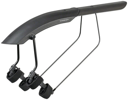 Tetrafender M2 Fender - Strap-on Rear Black - Bicycle Warehouse