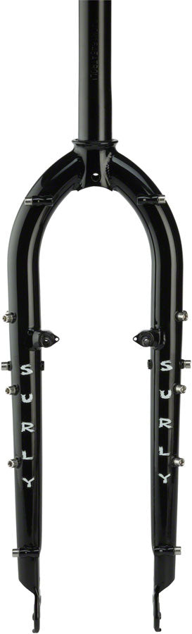 Troll Fork: 26" QR 1-1/8" Straight Steerer Black - Bicycle Warehouse