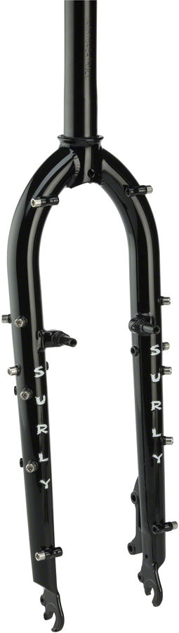 Troll Fork: 26" QR 1-1/8" Straight Steerer Black - Bicycle Warehouse