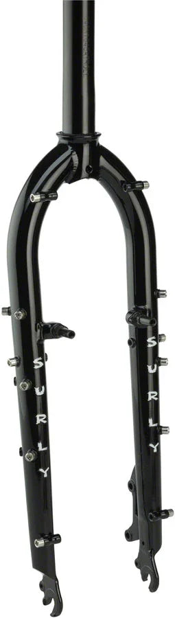 Troll Fork: 26" QR 1-1/8" Straight Steerer Black - Bicycle Warehouse