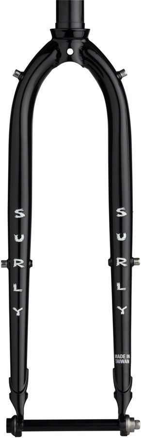 Midnight Special 650b Fork 1-1/8" 50mm Offset Black - Bicycle Warehouse