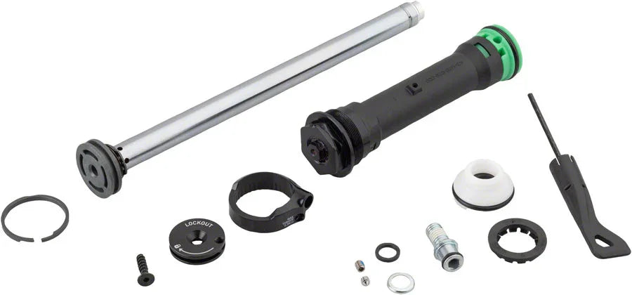 Fork Damper Assembly - Remote 17mm PopLoc Pre-2013 PushLoc Turnkey 27"/29" - Judy Silver A1+/30 Silver A3+ 2018+ - Bicycle Warehouse