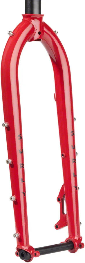 Dinner Fork Assembly - 420mm 27.5" 15x110mm Thru-Axle 1-1/8" Straight Steerer Pile of Bricks Red - Bicycle Warehouse