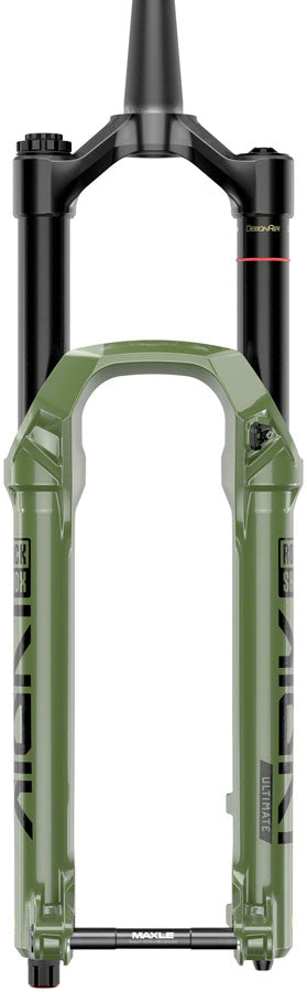 Lyrik Ultimate Charger 3 RC2 Suspension Fork - 27.5" 150 mm 15 x 110 mm 44 mm Offset Green D1 - Bicycle Warehouse