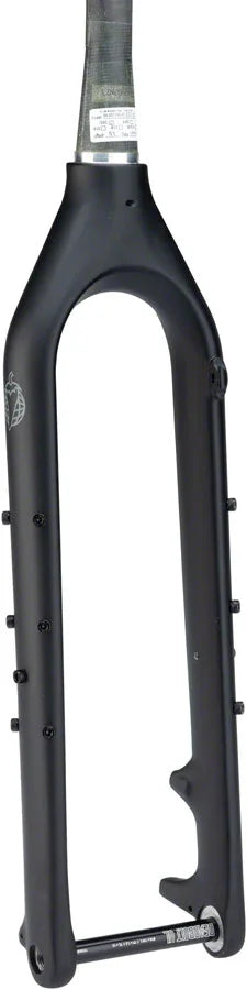 Firestarter 110 Deluxe Carbon Fork 15x110mm Thru-Axle Matte Black - Bicycle Warehouse