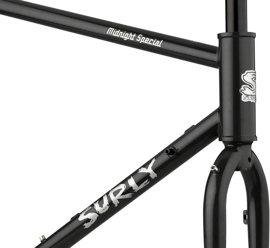 Midnight Special Frameset - 650b/700c Steel Black 56cm - Bicycle Warehouse