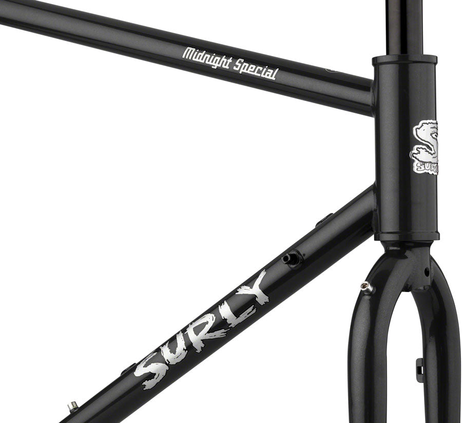 Midnight Special Frameset - 650b/700c Steel Black 50cm - Bicycle Warehouse