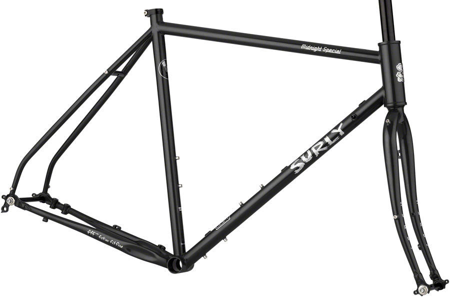 Midnight Special Frameset - 650b/700c Steel Black 50cm - Bicycle Warehouse