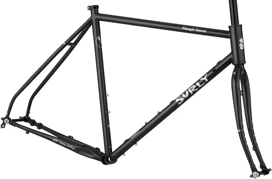 Midnight Special Frameset - 650b/700c Steel Black 56cm - Bicycle Warehouse