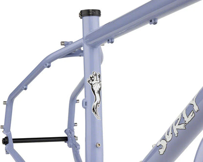 Grappler Frameset - 27.5" Steel Purple Dust Bunny Medium - Bicycle Warehouse