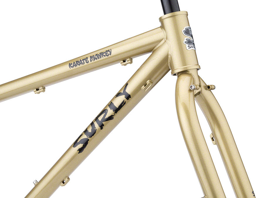 Karate Monkey Frameset - 27.5" Steel Fools Gold X-Small - Bicycle Warehouse