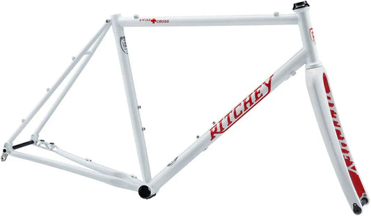 Swiss Cross Frameset - 700c Steel White X-Large - Bicycle Warehouse