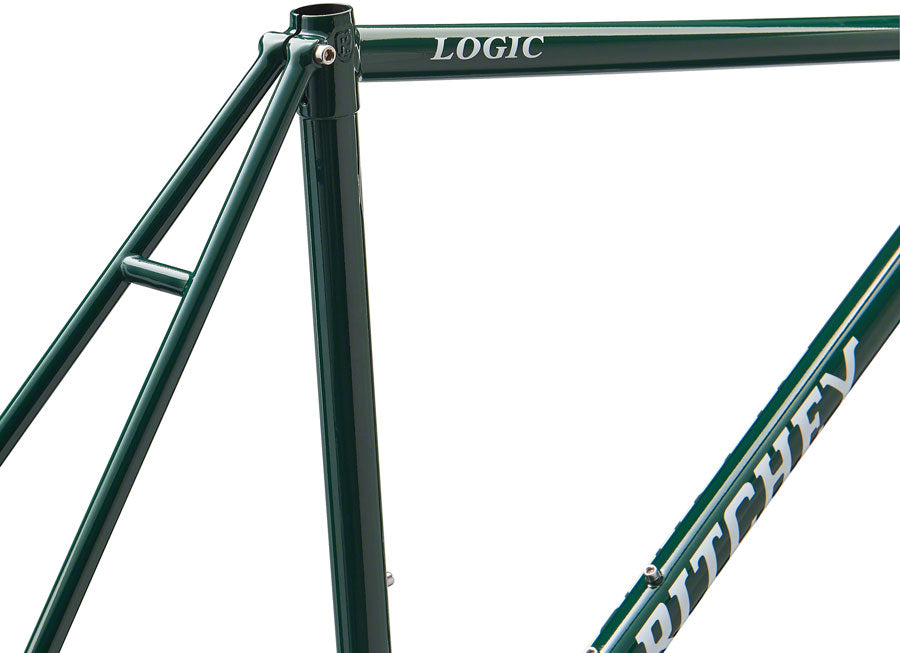 Road Logic Disc Frameset - 700c Steel Green 59cm - Bicycle Warehouse