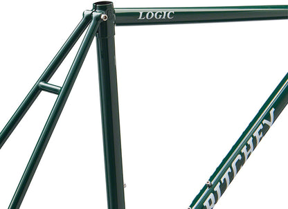 Road Logic Disc Frameset - 700c Steel Green 59cm - Bicycle Warehouse