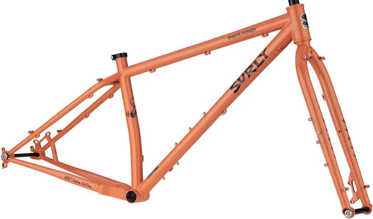 Karate Monkey Frameset - 27.5" Steel Peach Salmon Sundae X-Small - Bicycle Warehouse