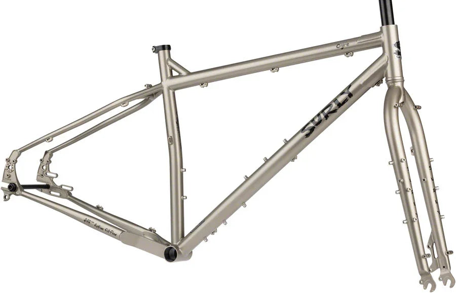 Ogre Frameset - 29" Steel Champagne Supernova X-Large - Bicycle Warehouse